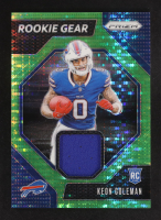 Keon Coleman 2024 Panini Prizm Rookie Gear Neon Green Pulsar #15 RC at PristineAuction.com