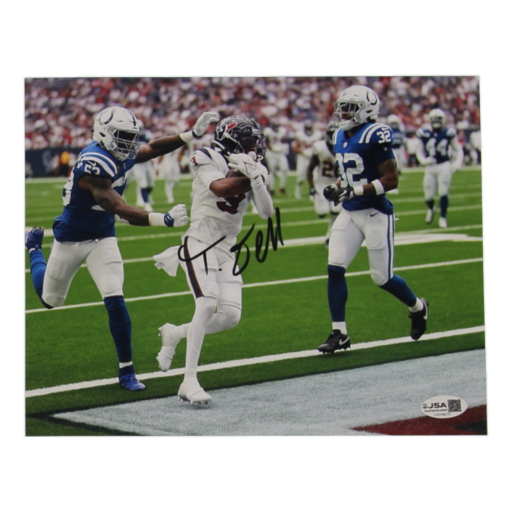 Tank Dell Signed Texans 8x10 Photo (JSA) at PristineAuction.com