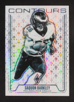 Saquon Barkley 2024 Panini Phoenix Contours #24 at PristineAuction.com