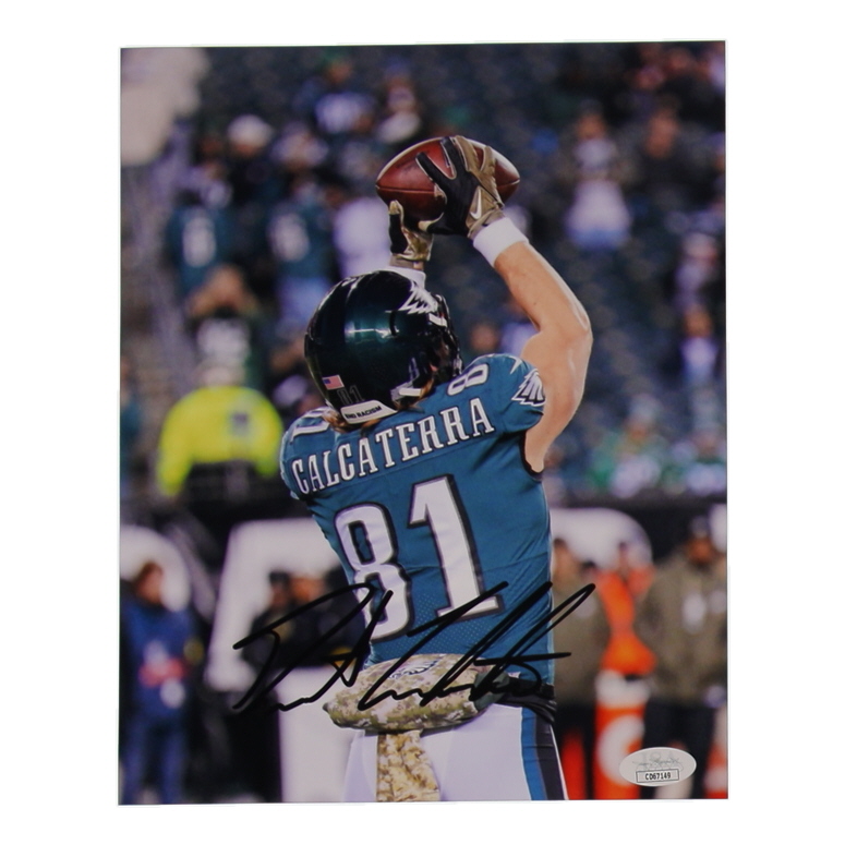Grant Calcaterra Signed Eagles 8x10 Photo (JSA) at PristineAuction.com Grant Calcaterra Signed Eagles 8x10 Photo (JSA) at PristineAuction.com