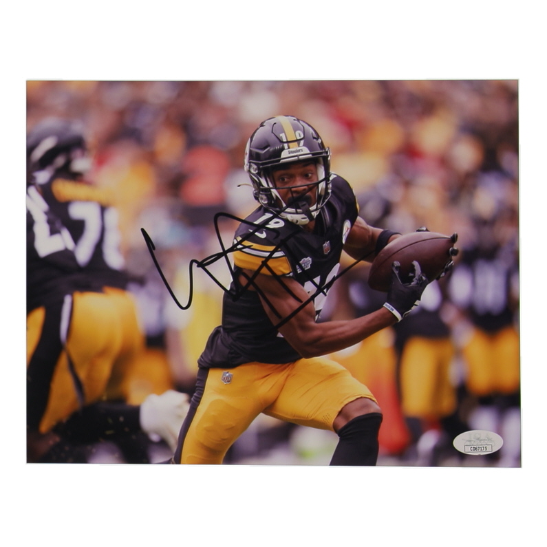 Calvin Austin III Signed Steelers 8x10 Photo (JSA) at PristineAuction.com Calvin Austin III Signed Steelers 8x10 Photo (JSA) at PristineAuction.com