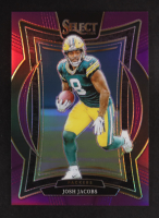 Josh Jacobs 2024 Select Prizm Purple #73 #13/75 at PristineAuction.com