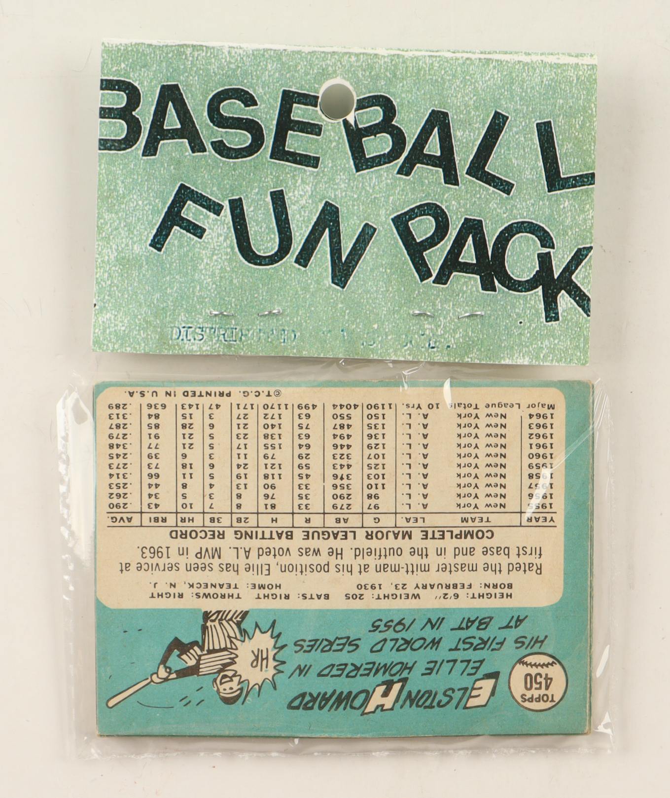 1965 Topps Baseball Card Fun Pack with (10) Cards at PristineAuction.com 1965 Topps Baseball Card Fun Pack with (10) Cards at PristineAuction.com
