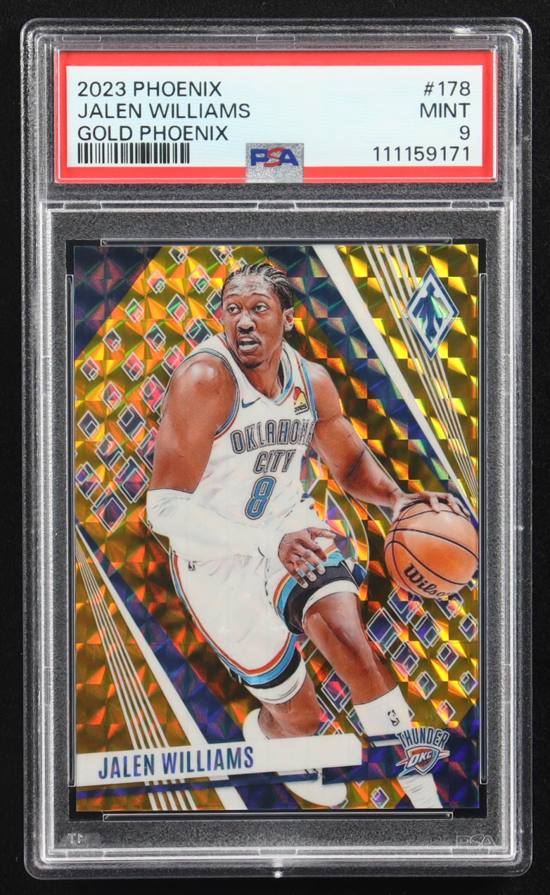 Jalen Williams 2023-24 Panini Phoenix Gold #178 #02/10 (PSA 9) at PristineAuction.com Jalen Williams 2023-24 Panini Phoenix Gold #178 #02/10 (PSA 9) at PristineAuction.com
