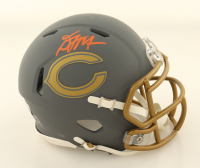 D. J. Moore Signed Bears Slate Alternate Speed Mini Helmet (Beckett) at PristineAuction.com