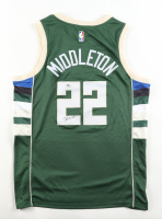 Khris Middleton Signed Bucks Nike Authentic Jersey (PSA) at PristineAuction.com