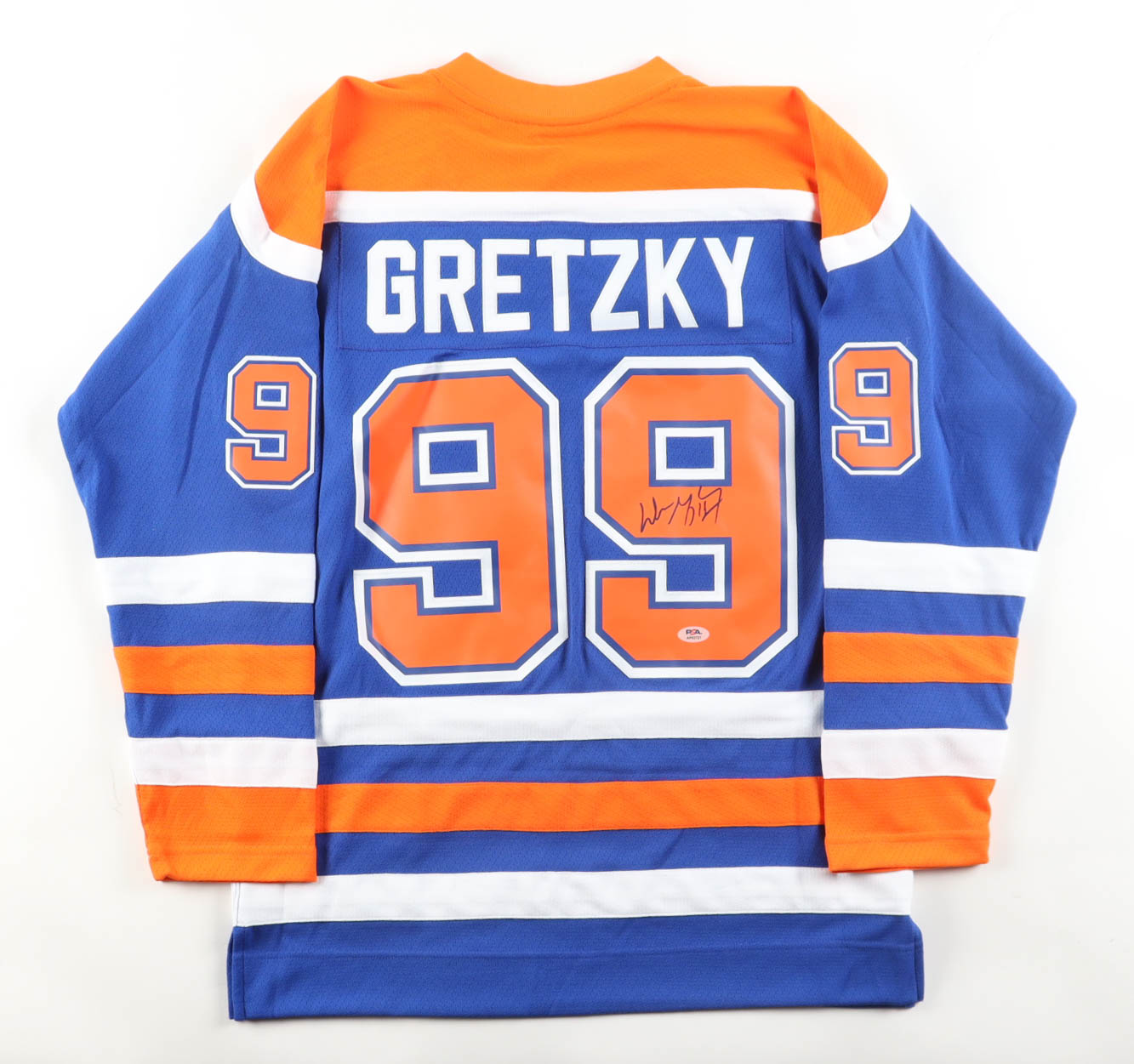 Wayne Gretzky Signed Oilers Mitchell & Ness Authentic Captain's Jersey With (PSA) at PristineAuction.com Wayne Gretzky Signed Oilers Mitchell & Ness Authentic Captain's Jersey With (PSA) at PristineAuction.com