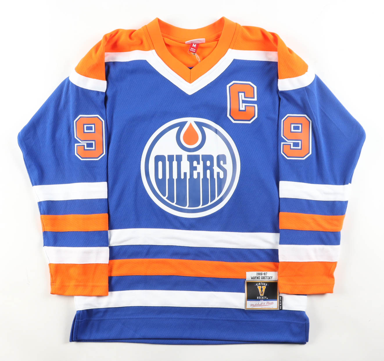 Wayne Gretzky Signed Oilers Mitchell & Ness Authentic Captain's Jersey With (PSA) at PristineAuction.com Wayne Gretzky Signed Oilers Mitchell & Ness Authentic Captain's Jersey With (PSA) at PristineAuction.com