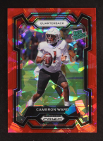 Cameron Ward 2024 Panini Prizm Draft Picks Prizms Red Ice #199 RC at PristineAuction.com