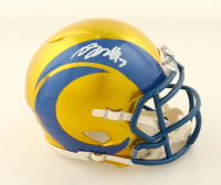 Davante Adams Signed Rams Flash Alternate Speed Mini Helmet (Beckett) at PristineAuction.com