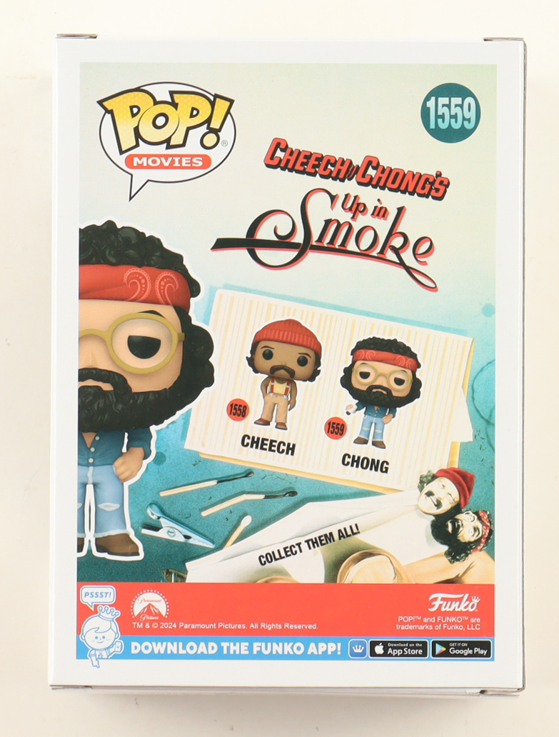 Tommy Chong Signed "Cheech & Chong's: Up in Smoke" #1559 Chong Funko Pop! Vinyl Figure (Beckett) at PristineAuction.com Tommy Chong Signed "Cheech & Chong's: Up in Smoke" #1559 Chong Funko Pop! Vinyl Figure (Beckett) at PristineAuction.com