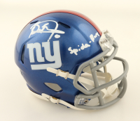 Brian Burns Signed Giants Speed Mini Helmet Inscribed "Spida-Burns" (Beckett) at PristineAuction.com