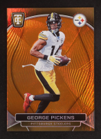 George Pickens 2024 Totally Certified Mirror Platinum Orange #78 #65/99 at PristineAuction.com