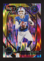 Josh Allen 2024 Select Prizm Red and Yellow Shock #225 at PristineAuction.com