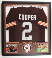 Amari Cooper Signed Custom Framed Jersey Display (Beckett) at PristineAuction.com
