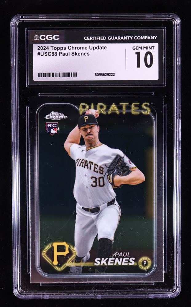 Paul Skenes 2024 Topps Chrome Update #USC88 RC (CGC 10) at PristineAuction.com Paul Skenes 2024 Topps Chrome Update #USC88 RC (CGC 10) at PristineAuction.com