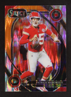 Patrick Mahomes II 2024 Select Prizm Black and Orange Shock #223 at PristineAuction.com