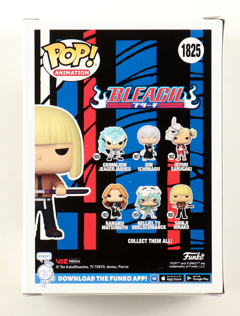 Aleks Le Signed "Bleach" #1825 Shinji Hirako Funko Pop! Vinyl Figure Inscribed "Shinji" (JSA) at PristineAuction.com Aleks Le Signed "Bleach" #1825 Shinji Hirako Funko Pop! Vinyl Figure Inscribed "Shinji" (JSA) at PristineAuction.com