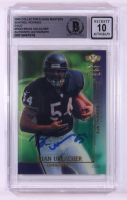 Brian Urlacher Signed 2000 Collector's Edge Masters Sentinel Rookies Gold #RS23 RC #0899/1000 (BGS | Autograph Graded BGS 10) at PristineAuction.com