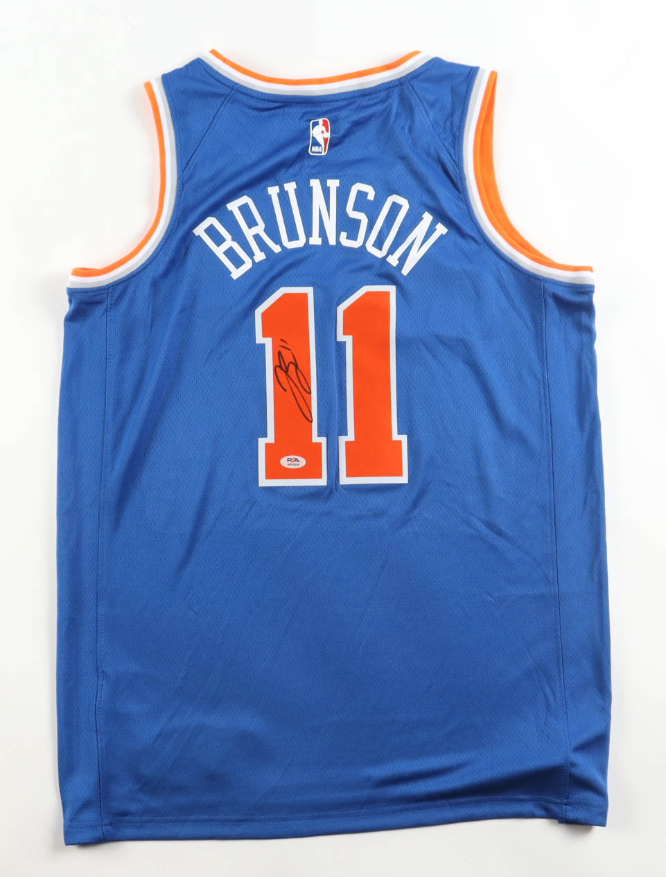 Jalen Brunson Signed Knicks Nike Authentic Jersey (PSA) at PristineAuction.com Jalen Brunson Signed Knicks Nike Authentic Jersey (PSA) at PristineAuction.com
