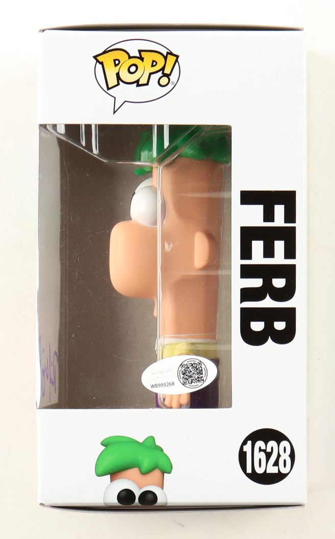 David Errigo Jr. Signed "Phineas and Ferb" #1628 Ferb Funko Pop! Vinyl Figure (JSA) at PristineAuction.com David Errigo Jr. Signed "Phineas and Ferb" #1628 Ferb Funko Pop! Vinyl Figure (JSA) at PristineAuction.com