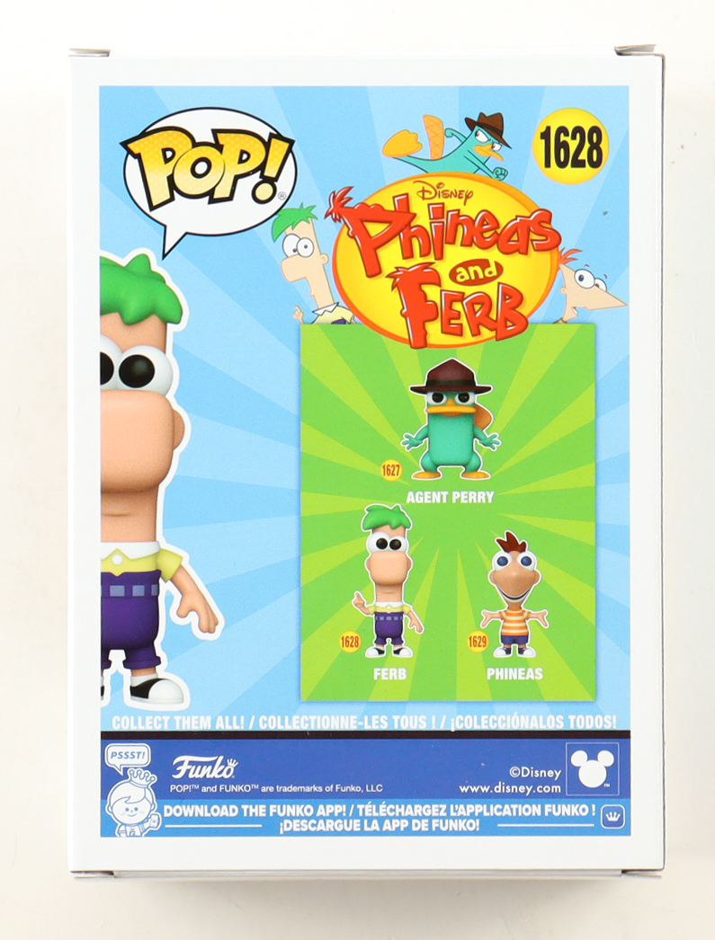 David Errigo Jr. Signed "Phineas and Ferb" #1628 Ferb Funko Pop! Vinyl Figure (JSA) at PristineAuction.com David Errigo Jr. Signed "Phineas and Ferb" #1628 Ferb Funko Pop! Vinyl Figure (JSA) at PristineAuction.com