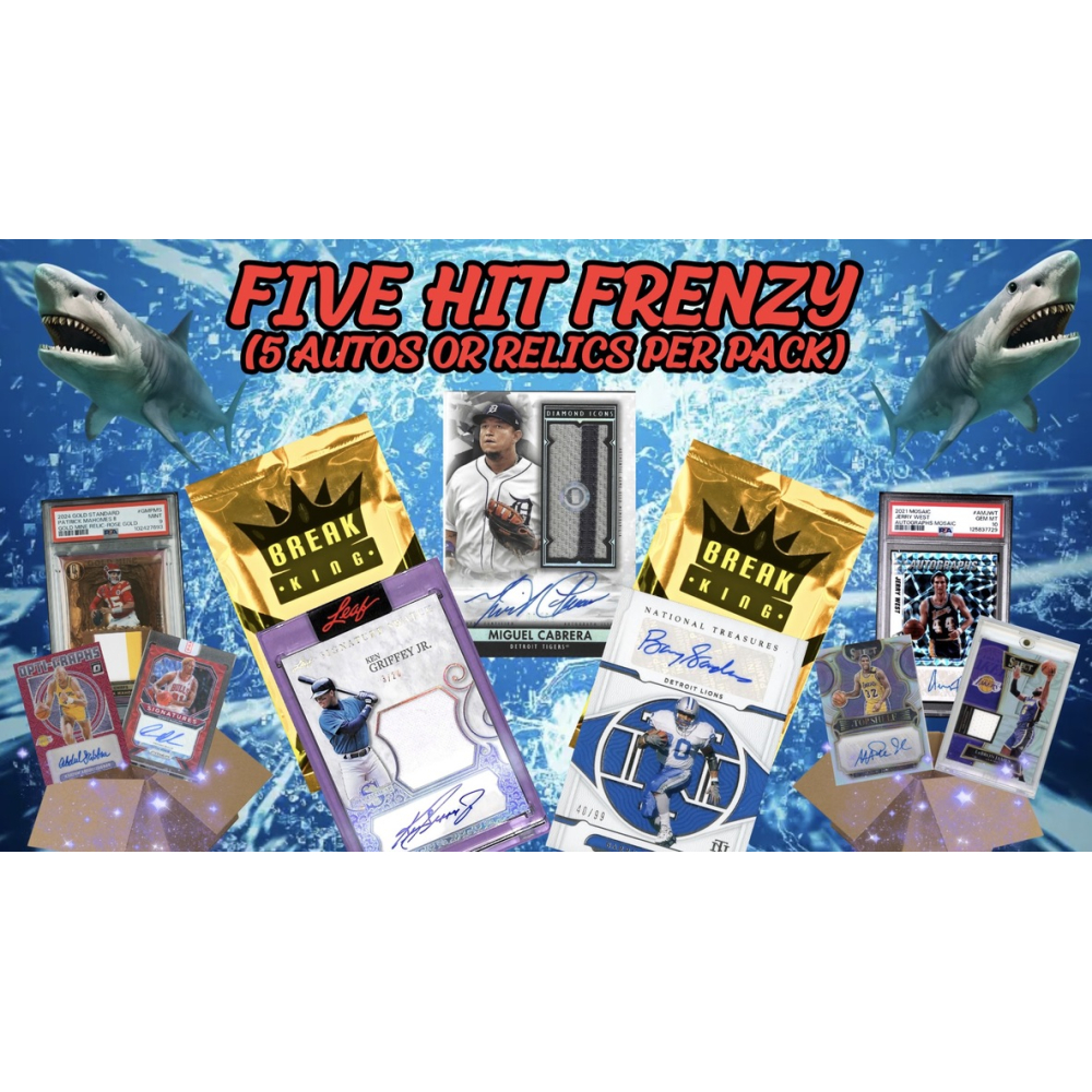 Break King: Five Hit Frenzy Mystery Box at PristineAuction.com