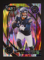 Caleb Williams 2024 Select Prizm Red and Yellow Shock #216 RC at PristineAuction.com