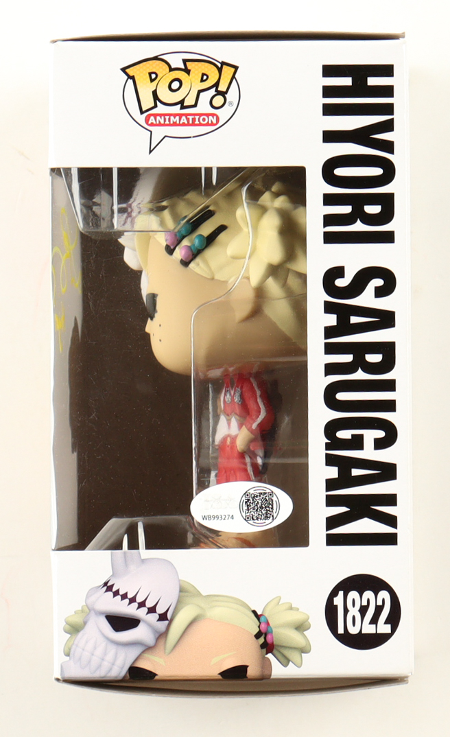 Laura Bailey Signed "Bleach" #1822 Hiyori Sarugaki Funko Pop! Vinyl Figure Inscribed "Hiyori" (JSA) at PristineAuction.com Laura Bailey Signed "Bleach" #1822 Hiyori Sarugaki Funko Pop! Vinyl Figure Inscribed "Hiyori" (JSA) at PristineAuction.com