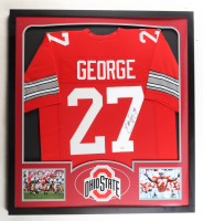 Eddie George Signed Custom Framed Jersey Display (Sports Collectibles) at PristineAuction.com