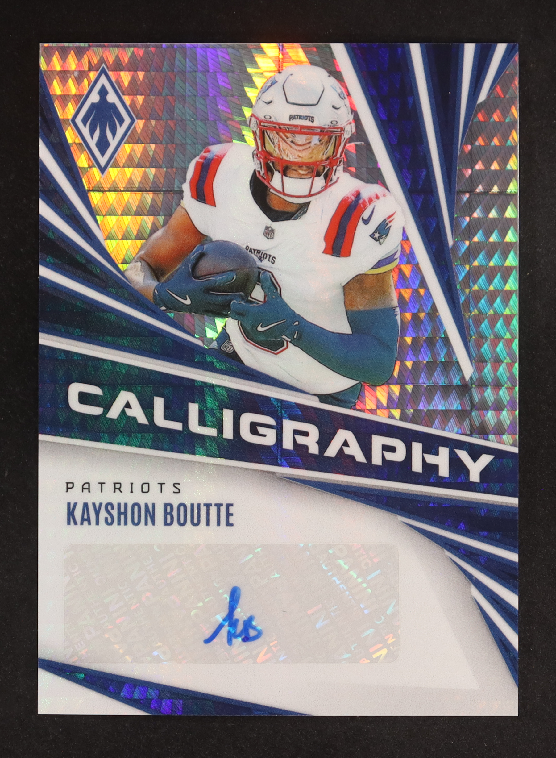 Kayshon Boutte 2024 Panini Phoenix Calligraphy Hyper #1 at PristineAuction.com Kayshon Boutte 2024 Panini Phoenix Calligraphy Hyper #1 at PristineAuction.com