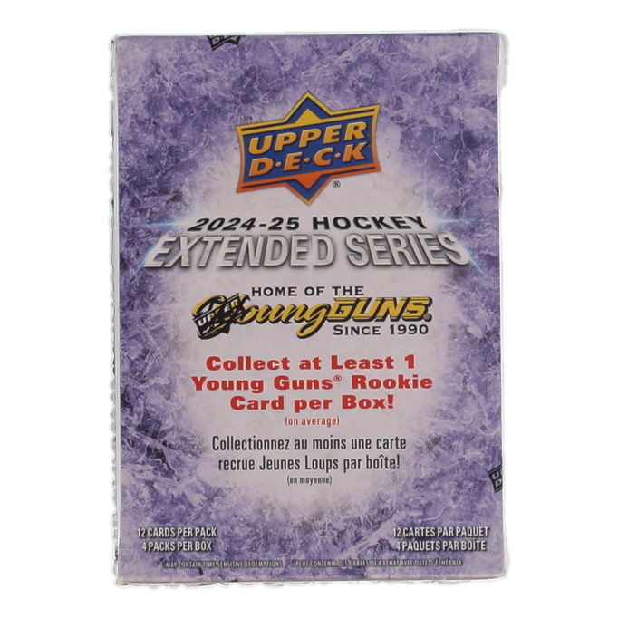 2024-25 Upper Deck Extended Series Hockey Blaster Box at PristineAuction.com 2024-25 Upper Deck Extended Series Hockey Blaster Box at PristineAuction.com