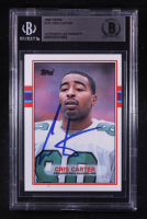Cris Carter Signed 1989 Topps #121 RC (BGS) at PristineAuction.com
