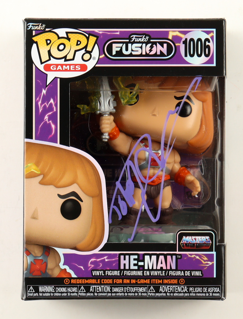 Dolph Lundgren Signed "Funko Fusion - Masters of the Universe" #1006 He-Man Funko Pop! Vinyl Figure (JSA) at PristineAuction.com Dolph Lundgren Signed "Funko Fusion - Masters of the Universe" #1006 He-Man Funko Pop! Vinyl Figure (JSA) at PristineAuction.com