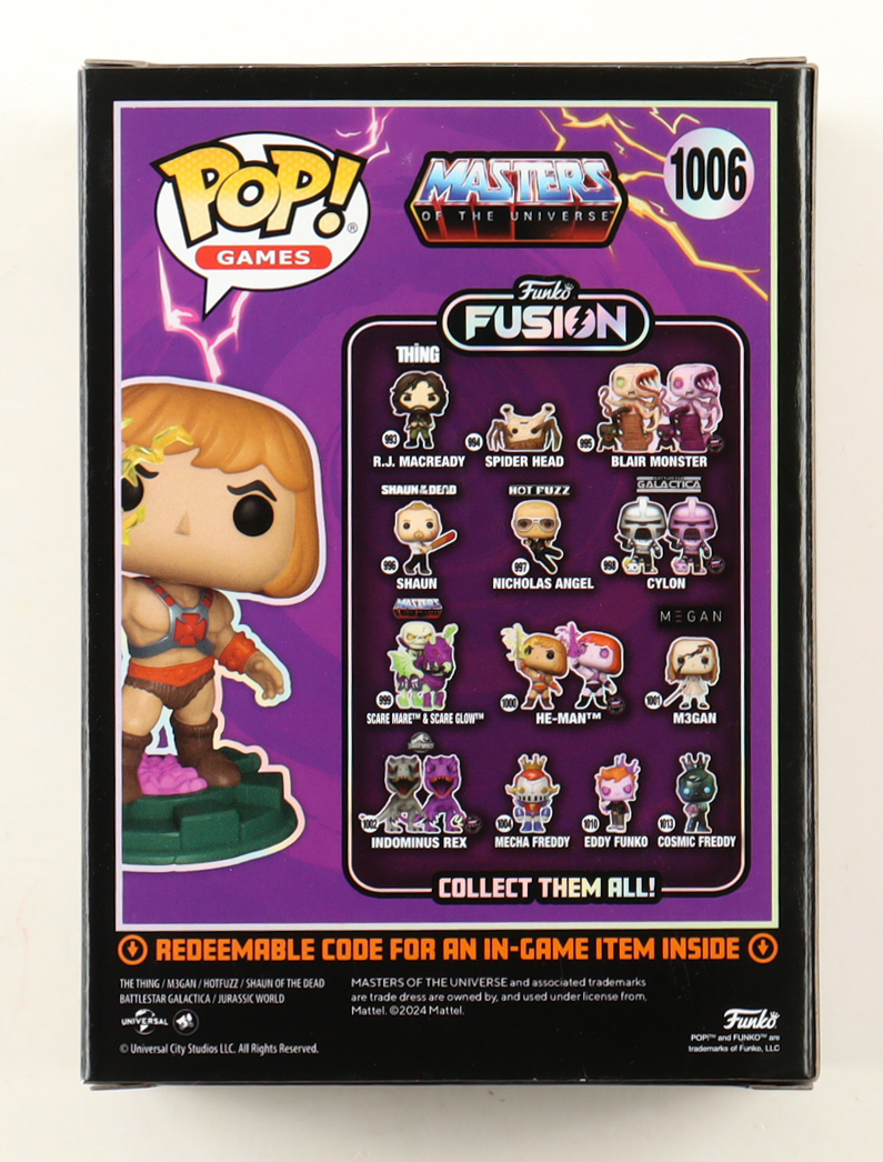 Dolph Lundgren Signed "Funko Fusion - Masters of the Universe" #1006 He-Man Funko Pop! Vinyl Figure (JSA) at PristineAuction.com Dolph Lundgren Signed "Funko Fusion - Masters of the Universe" #1006 He-Man Funko Pop! Vinyl Figure (JSA) at PristineAuction.com