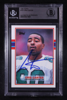 Cris Carter Signed 1989 Topps #121 RC (BGS) at PristineAuction.com
