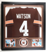 Deshaun Watson Signed Custom Framed Jersey Display (Beckett) at PristineAuction.com