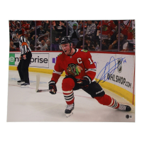 Jonathan Toews Signed Blackhawks 16x20 Photo (Beckett) at PristineAuction.com