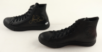 Larry Bird Signed Set of (2) Converse All Star Black Leather Basketball Shoes (PSA) at PristineAuction.com