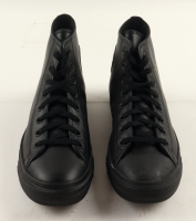 Larry Bird Signed Set of (2) Converse All Star Black Leather Basketball Shoes (PSA) at PristineAuction.com