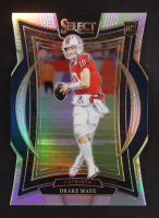 Drake Maye 2024 Select Prizm Silver Die Cut #27 RC at PristineAuction.com