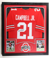 Parris Campbell Jr. Signed Custom Framed Jersey (JSA) at PristineAuction.com