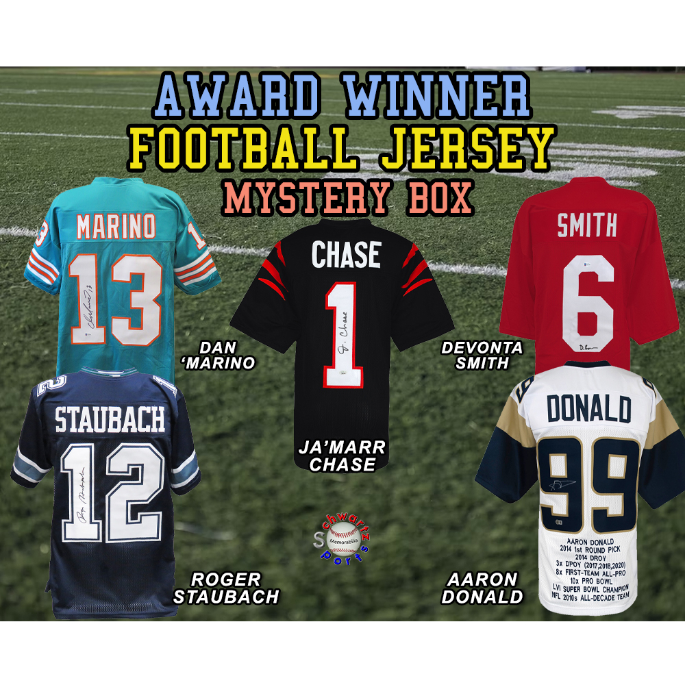 Football AWARD WINNER Signed Jersey Mystery Box &ndash; Series 16 (Limited to 100) &ndash; Schwartz Sports at PristineAuction.com