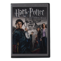 Jason Isaacs Signed "Harry Potter and the Goblet of Fire" DVD Inscribed "Lucius" with Deathly Hallows Symbol Sketch (JSA) at PristineAuction.com