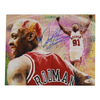 Dennis Rodman Signed Bulls 11x14 Photo (JSA & PIA) at PristineAuction.com