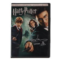 Jason Isaacs Signed "Harry Potter and the Order of the Phoenix" DVD Inscribed "Lucius" with Deathly Hallows Symbol Sketch (JSA) at PristineAuction.com