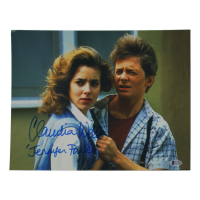 Claudia Wells Signed "Back To The Future" 11x14 Photo Inscribed "Jennifer Parker" (Beckett) at PristineAuction.com