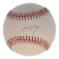 Junior Caminero Signed OML Baseball (JSA) at PristineAuction.com