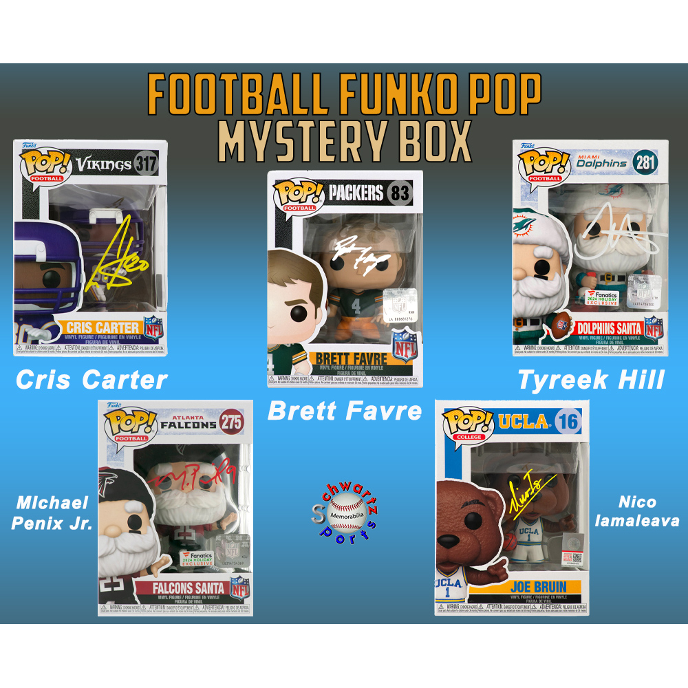 Football Funko Pop! Signed Mystery Box - Series 5 (Limited to 100) &ndash; Schwartz Sports at PristineAuction.com