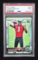 Jamies Winston 2015 Topps Chrome Throwing #500 RC (PSA 9) at PristineAuction.com